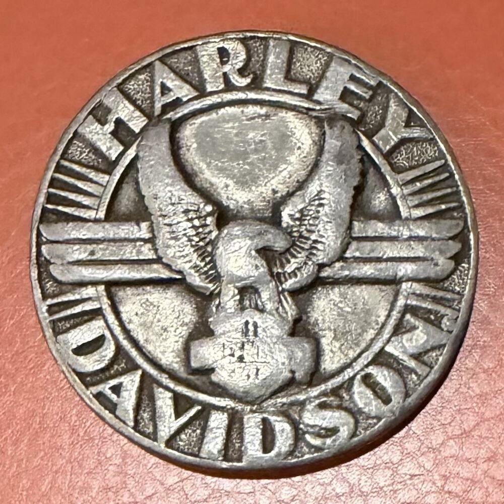 VINTAGE - 1992 Siskiyou - HARLEY DAVIDSON Pewter Belt Buckle R-88 Made in USA